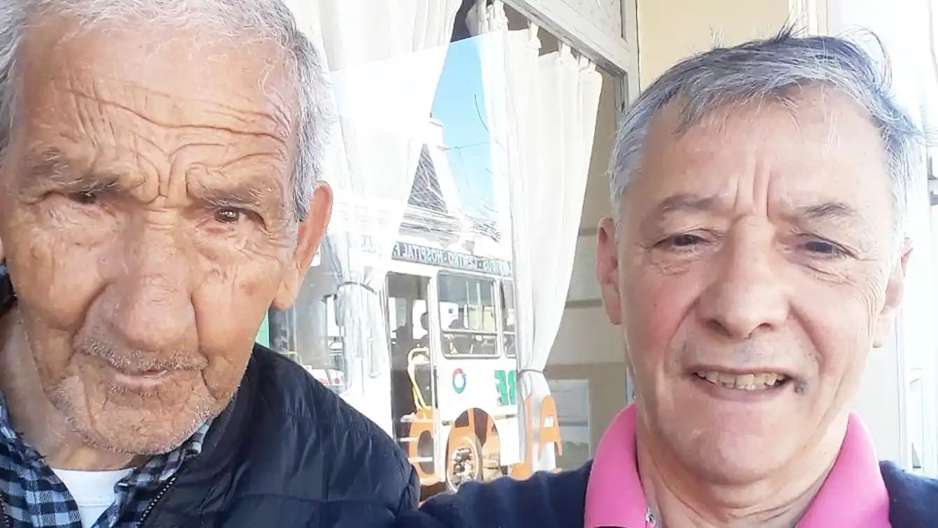 Santiago “Chanta” Fernández y su gran amigo, Víctor Godoy