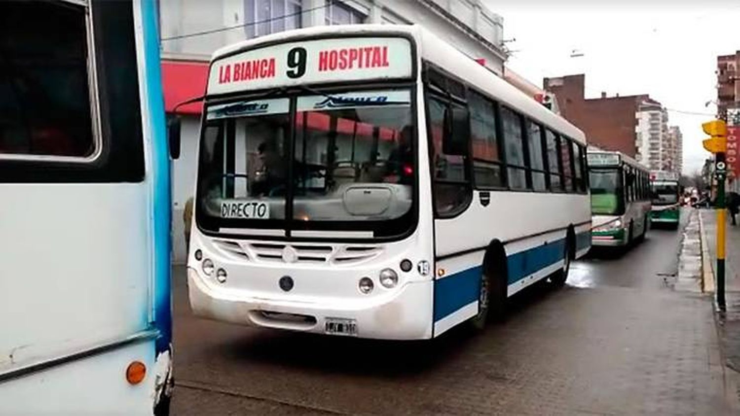 El  transporte  de   pasajeros con nuevo recorrido en la zona céntrica 