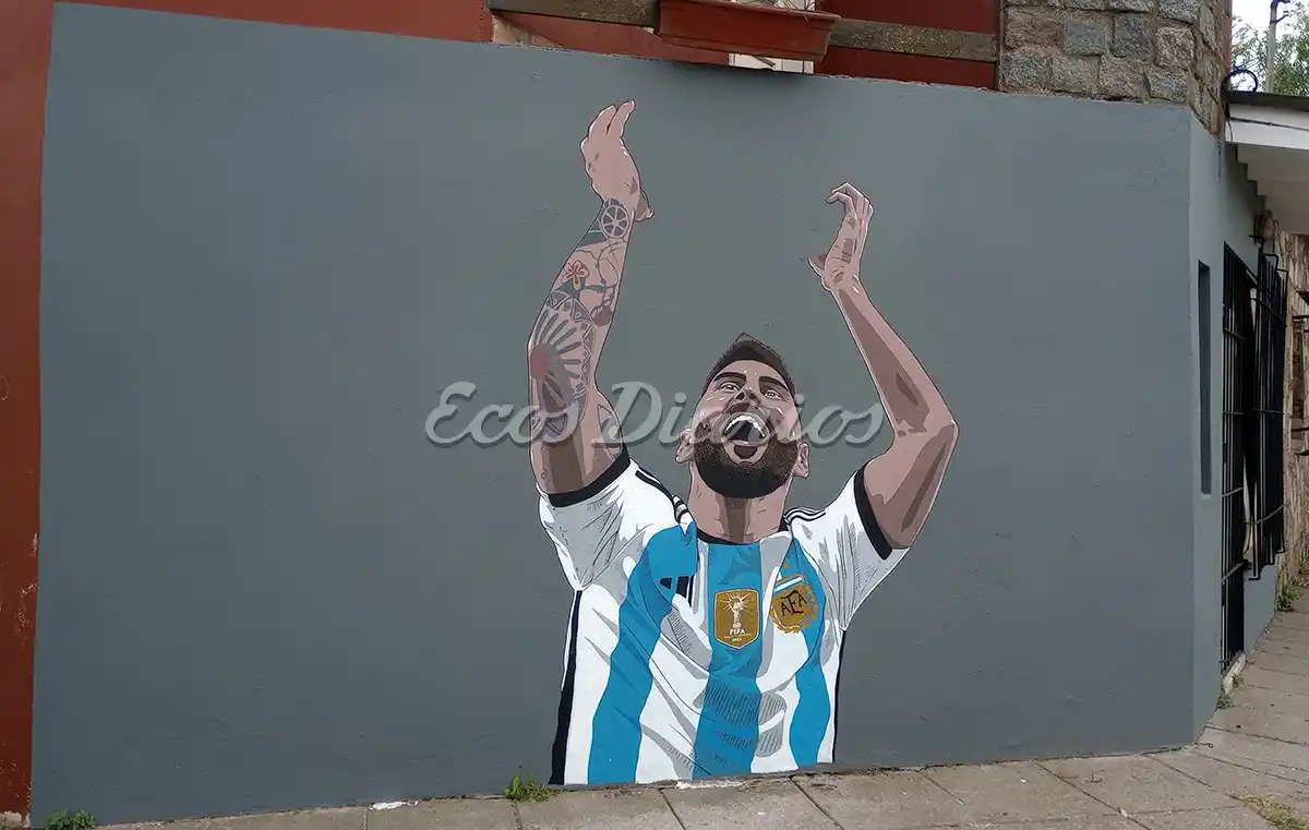 Obra de arte. En la calle 530 y 517 de Quequén