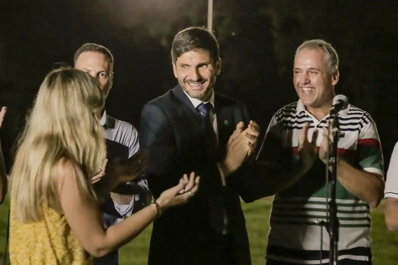 Pullaro en el acto de inauguración.