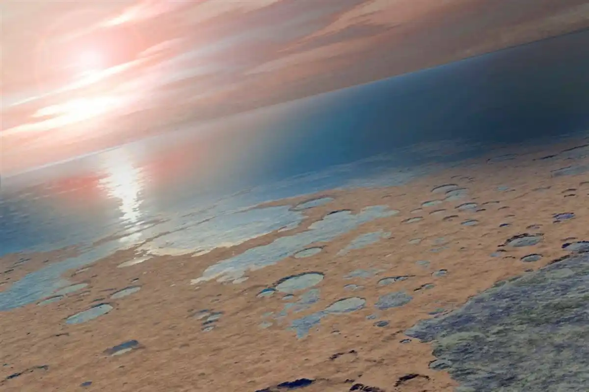 Estos canales, conocidos como canales de salida, se formaron porque el agua provenía del subsuelo.