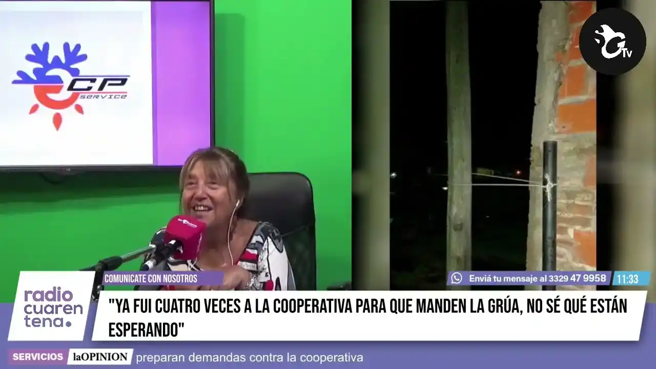 Oficina de quejas: hay un poste de luz “provisorio” que lleva un año sin arreglo