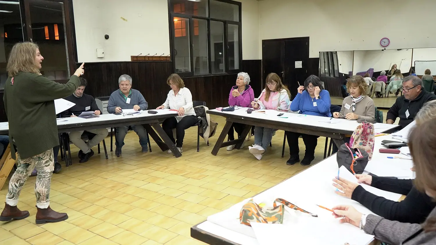 Mucho interés. Generó la propuesta de aprender inglés en la Fundación Educacional