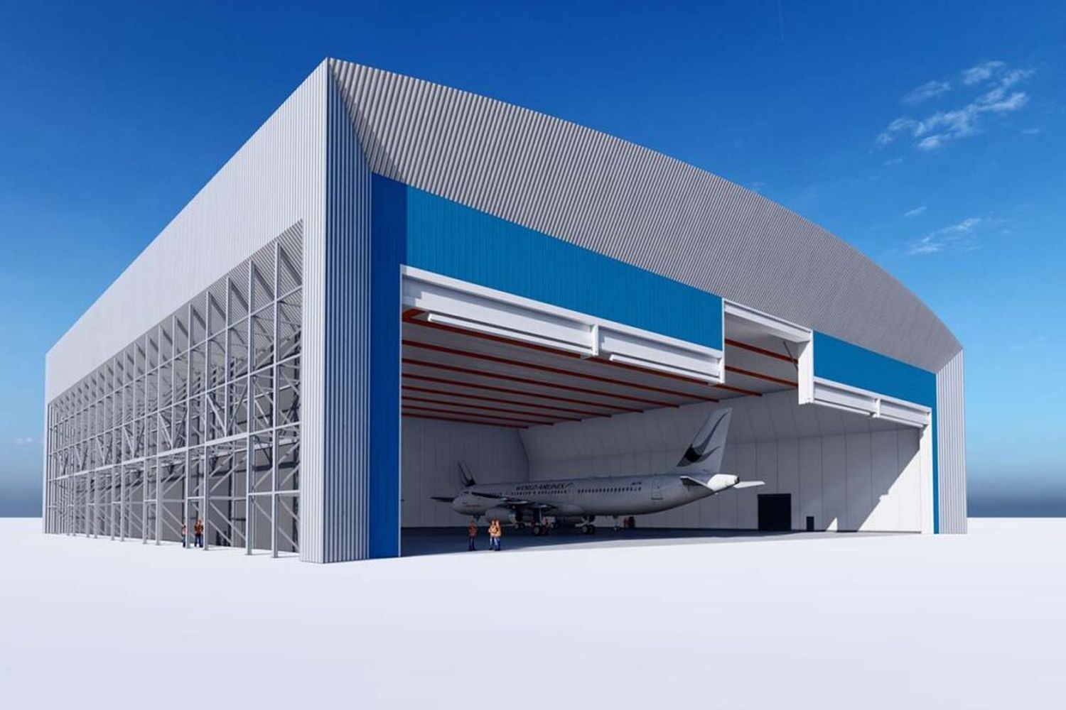 Fokker construye nuevo hangar para mantenimiento de aeronaves de fuselaje ancho en Holanda