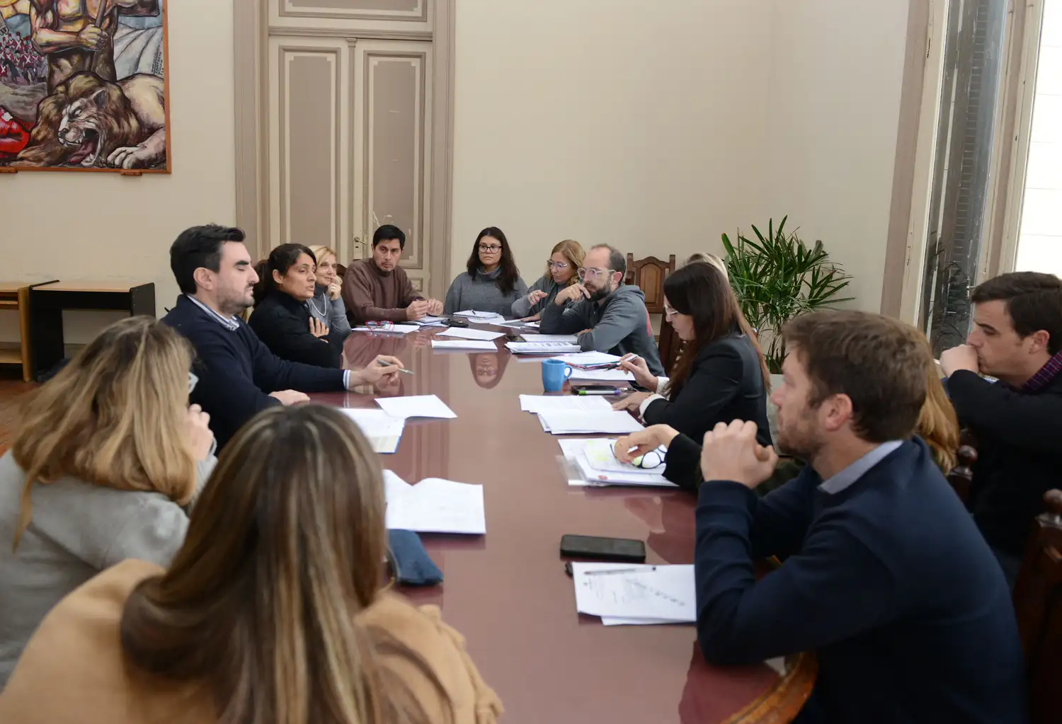 La Comisión de Seguridad recibió a la secretaria y al subsecretario de Protección Ciudadana Alejandra Marcieri y Juan Ibáñez.