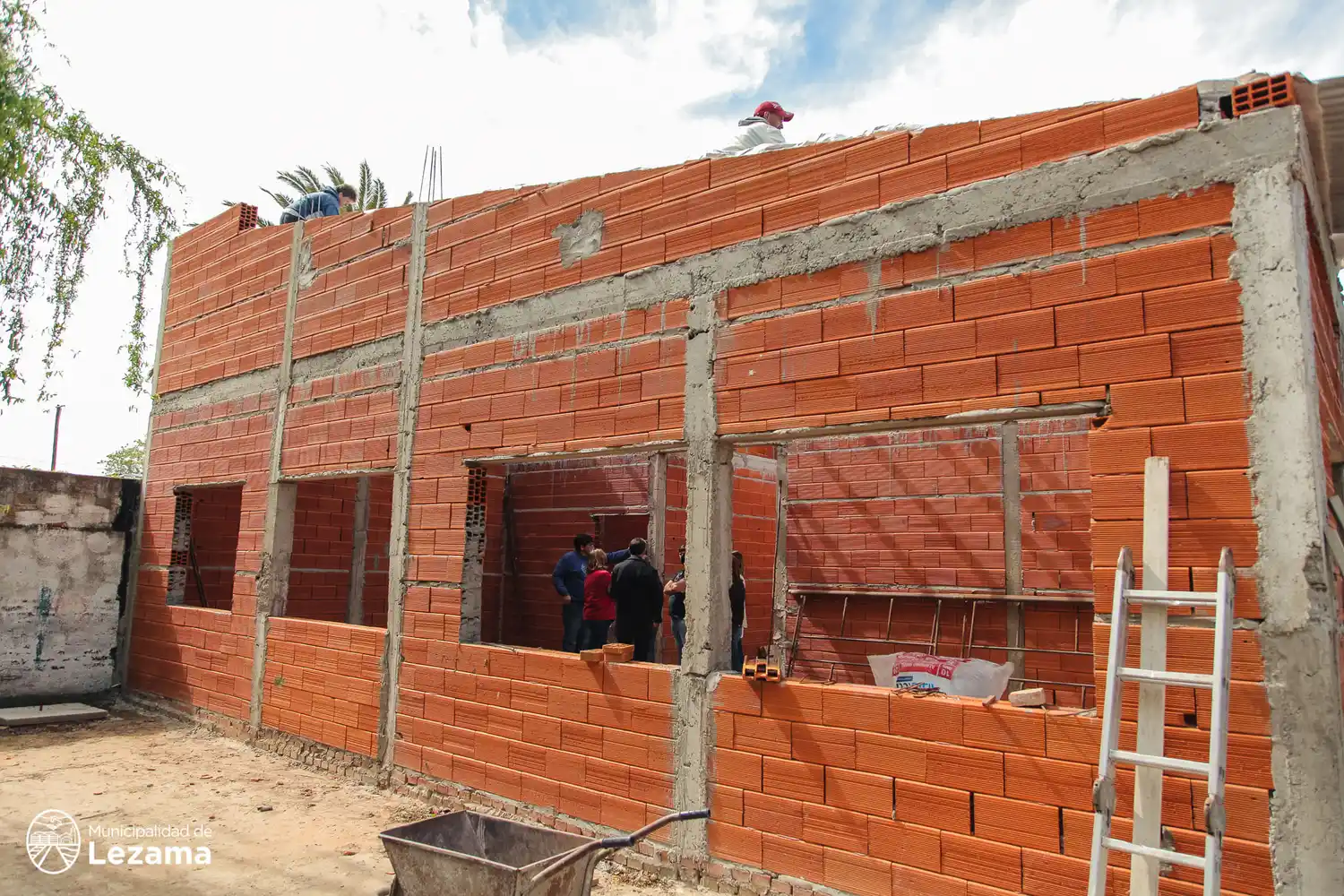 Realizan la ampliación en la Escuela Especial N° 501 de Lezama