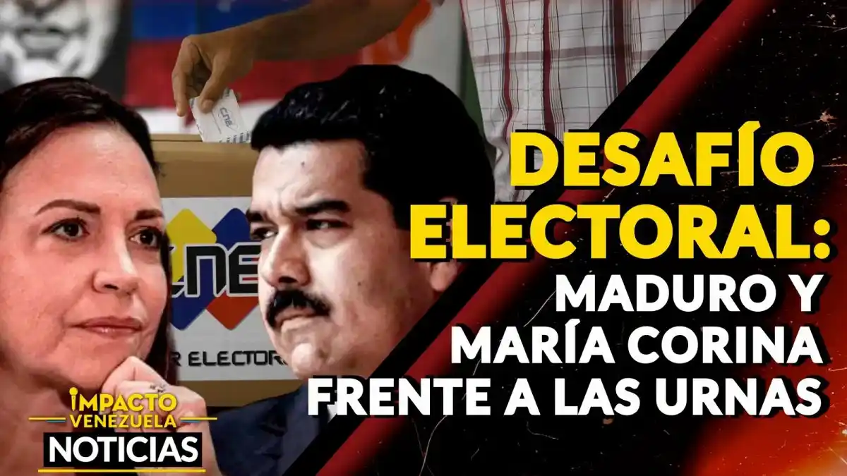 DESAFÍO ELECTORAL: Maduro y María Corina frente a las urnas (VIDEO)