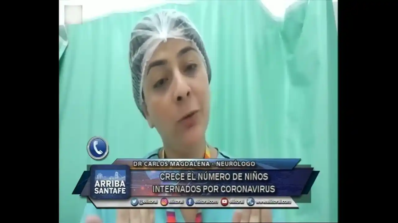 Crece el número de niños internados por coronavirus