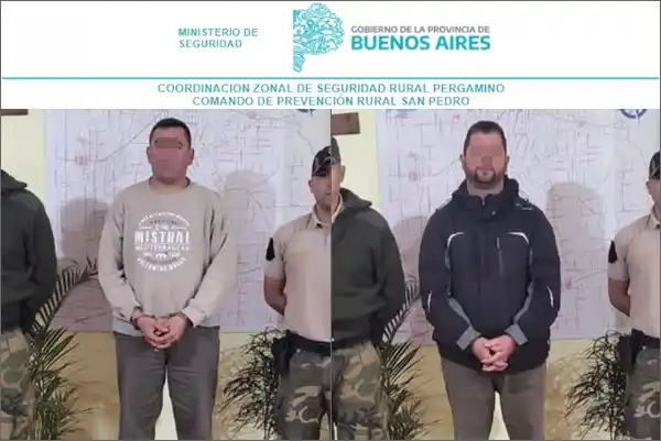 Aprehenden a dos personas que habían desmantelado un galpón en la zona rural