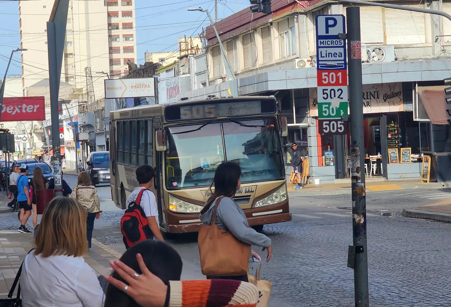 La línea 505 verá modificado su recorrido debido al corte de tránsito en San Martín, entre 9 de Julio y Rodríguez.