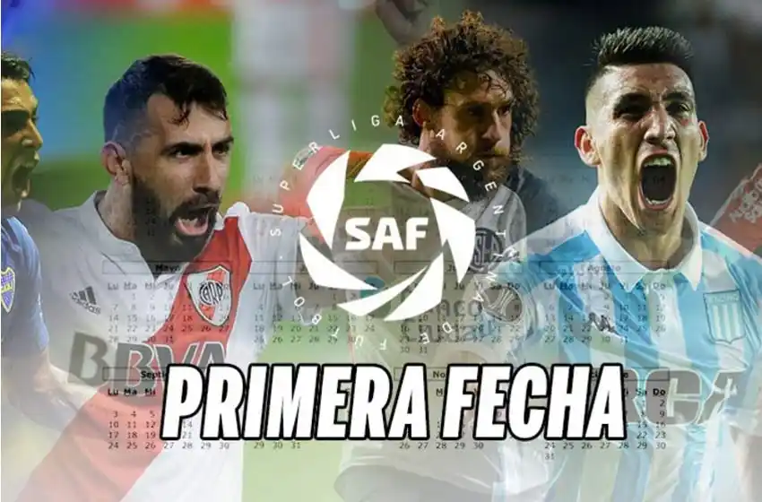 Están los días y horarios de las primeras cuatro fechas