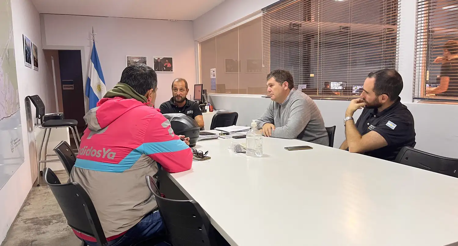 La Secretaría de Seguridad se reunió con representantes de delivery