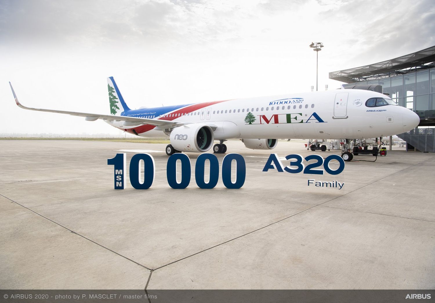 Airbus entrega el avión de la familia A320 número 10.000 a Middle East Airlines