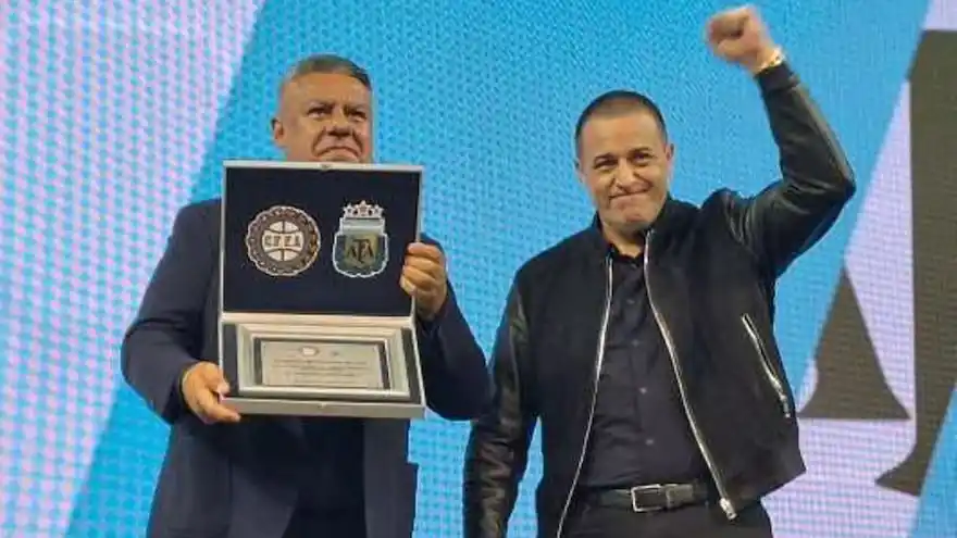 Claudio “Chiqui” Tapia yPablo Toviggino.