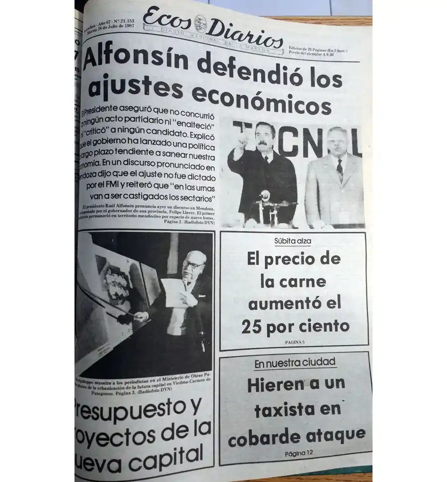 Martes 28 de julio de 1987