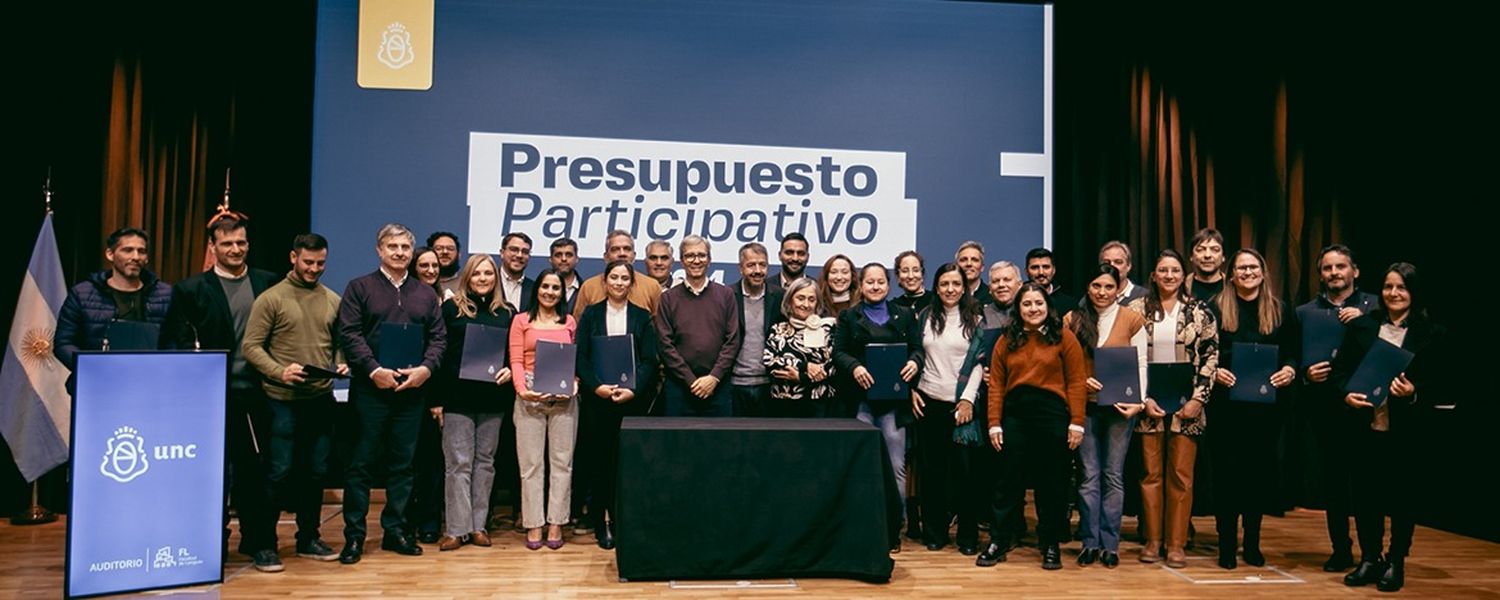 El intendente de Arroyito participó del acto protocolar.