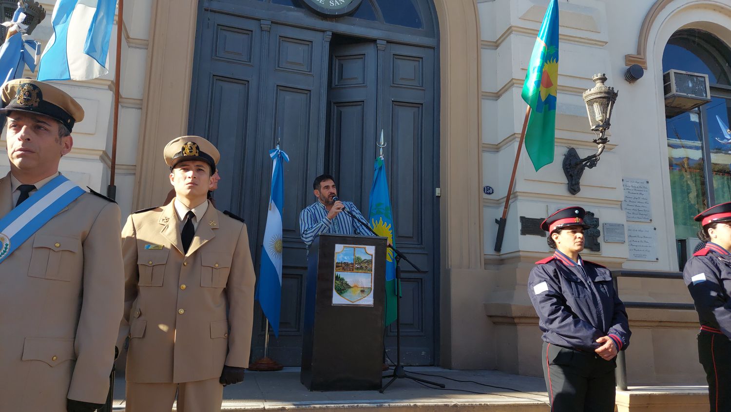 117 años de San Pedro Ciudad: así fue el acto oficial que encabezó Martín Baraybar