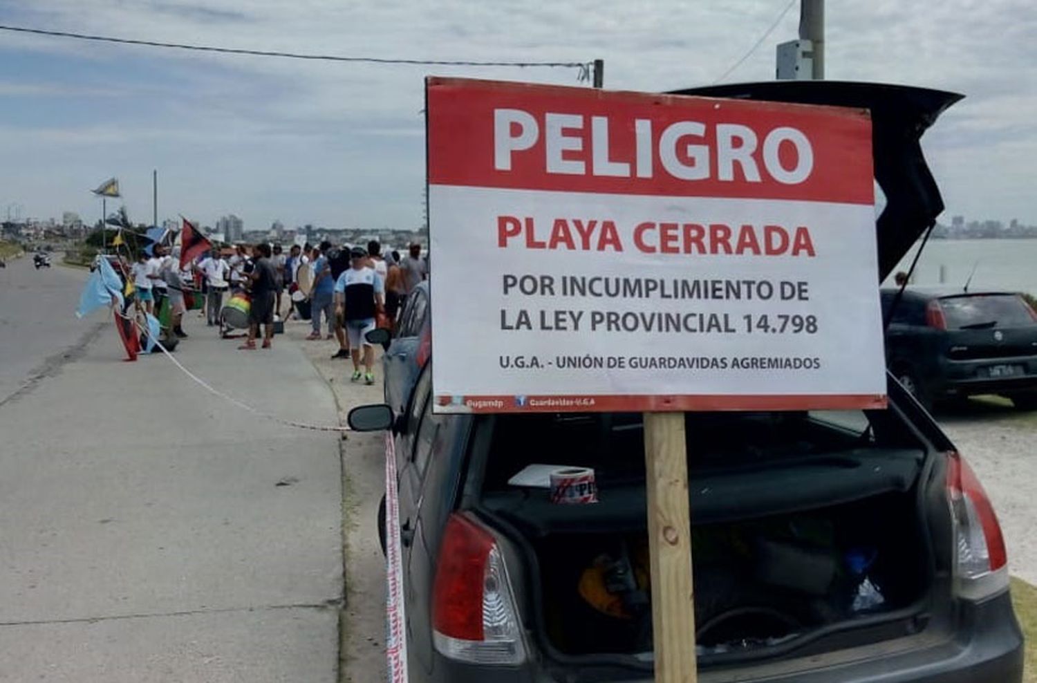 Guardavidas negaron el ingreso a un reconocido balneario