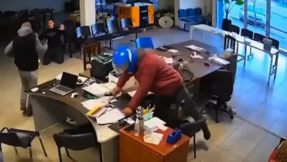 Todo quedó filmado.