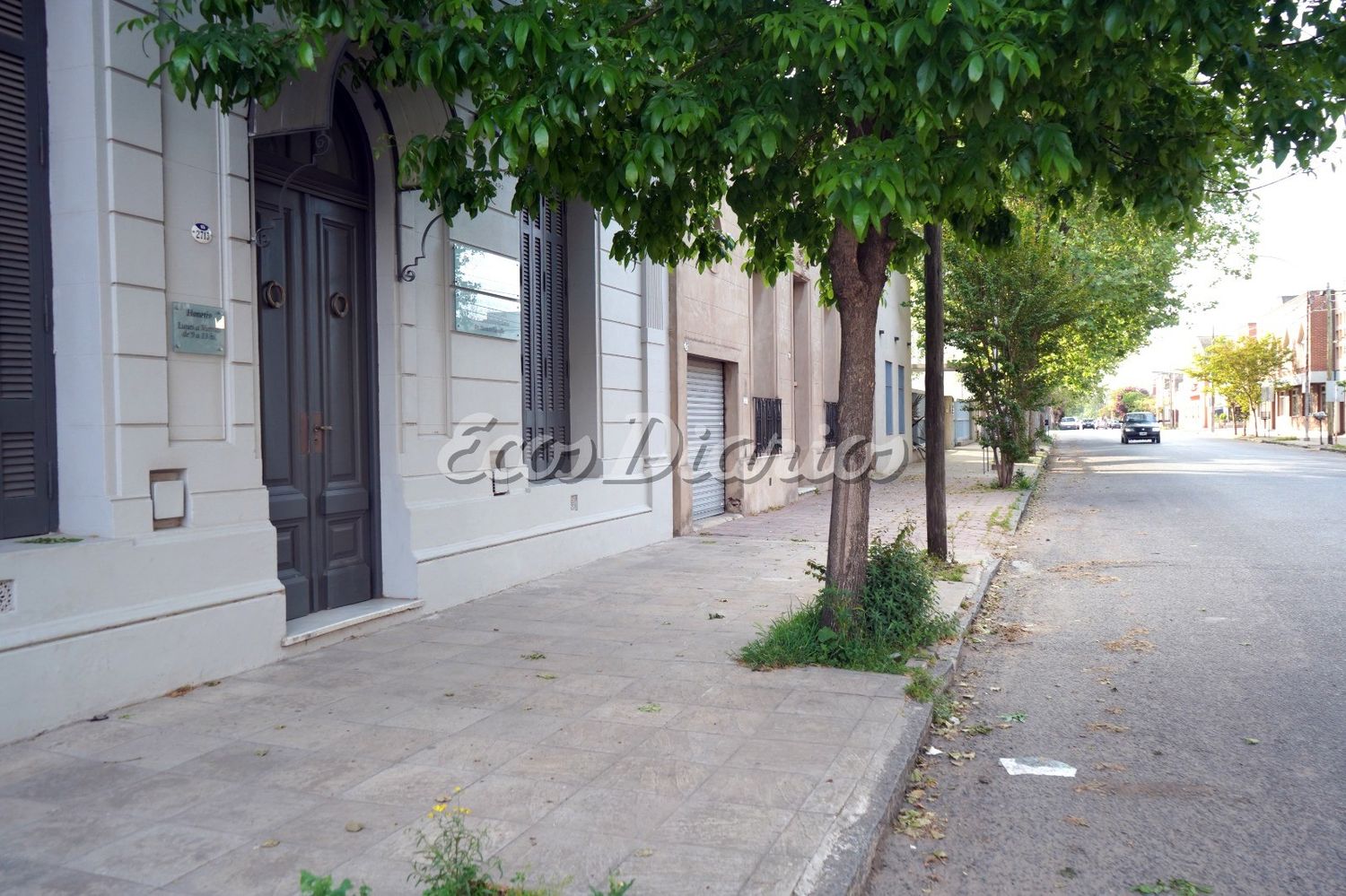 El inmueble, de calle 65 entre 60 y 62, donde ocurrió el audaz robo