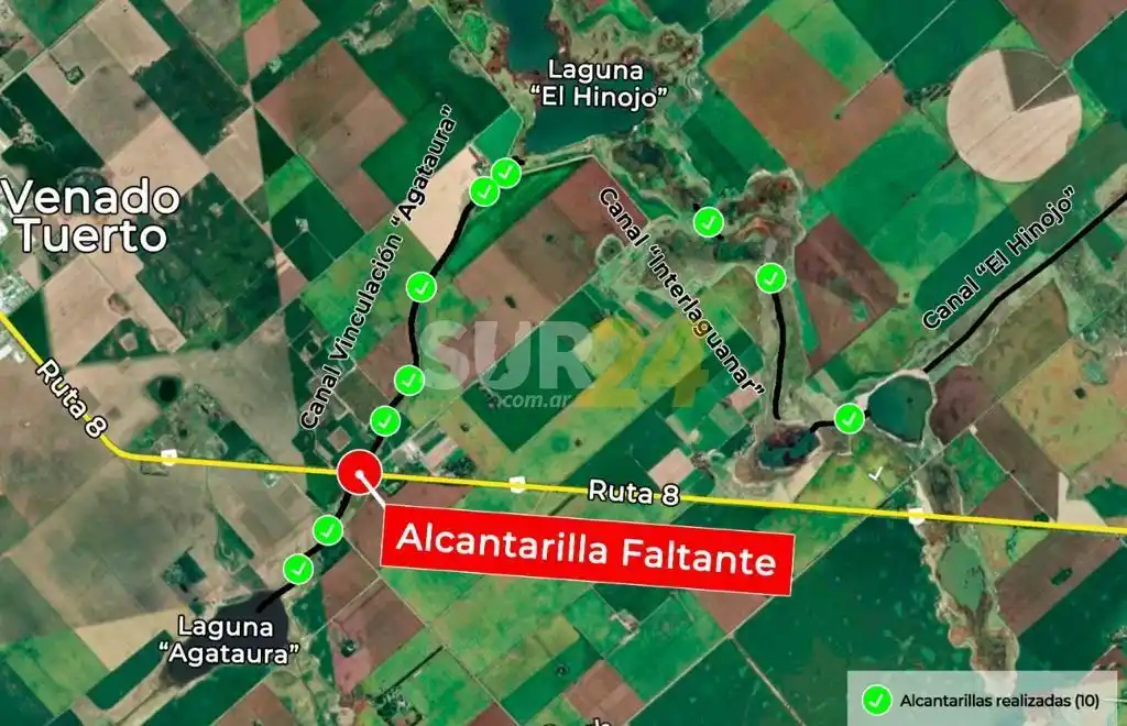 Enrico solicitó que se acelere el llamado a licitación de obra hídrica para Venado y la región