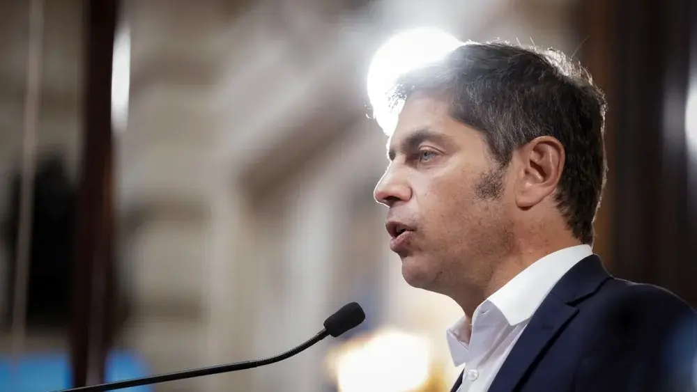 El gobernador Axel Kicillof.