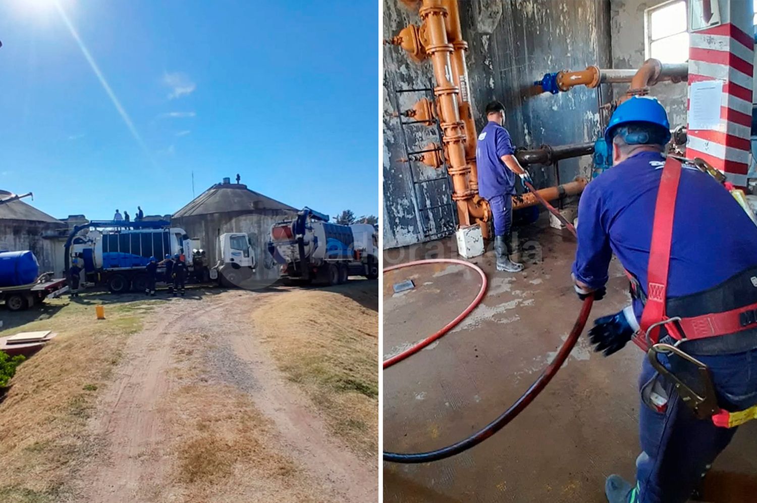 Rehabilitaron el digestor N°2 de la planta depuradora de Rafaela