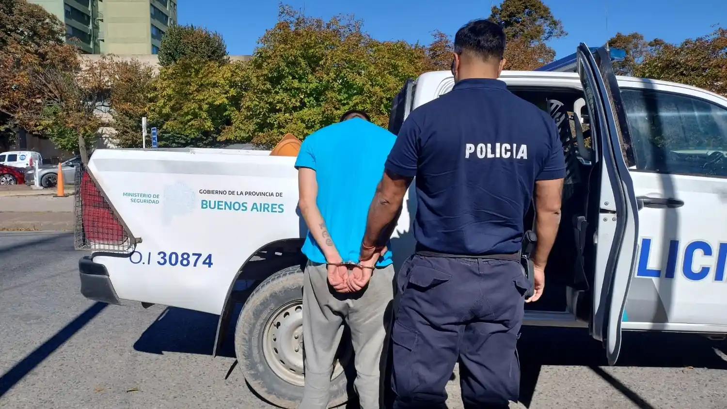 Detenido. Permanece el acusado de las agresiones hacia su pareja