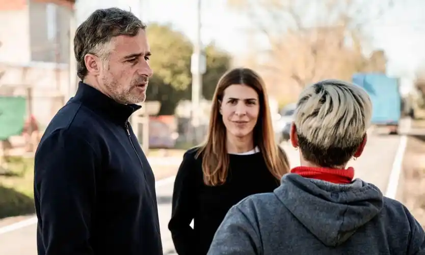 Peralta y Achával recorrieron asfaltos: “Optimizan la conectividad y la circulación vehicular”