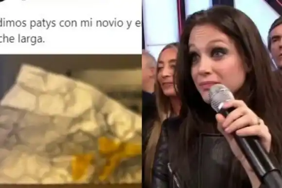 Pidió una hamburguesa y le llegó con un mensaje especial que le generó problemas con su novia: "Se viene una noche larga"