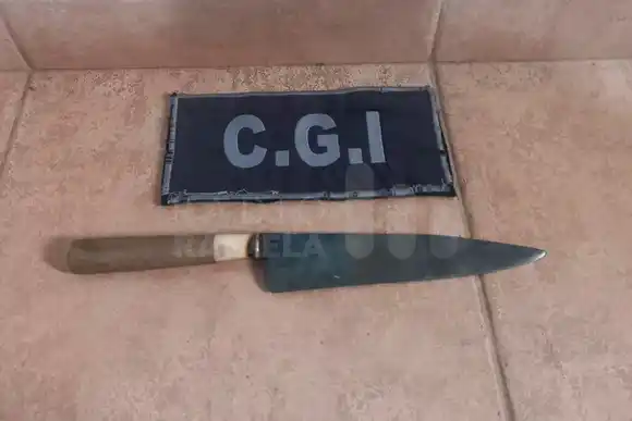 Andaba por las calles rafaelinas con una cuchilla de 30cm escondida entre sus ropas