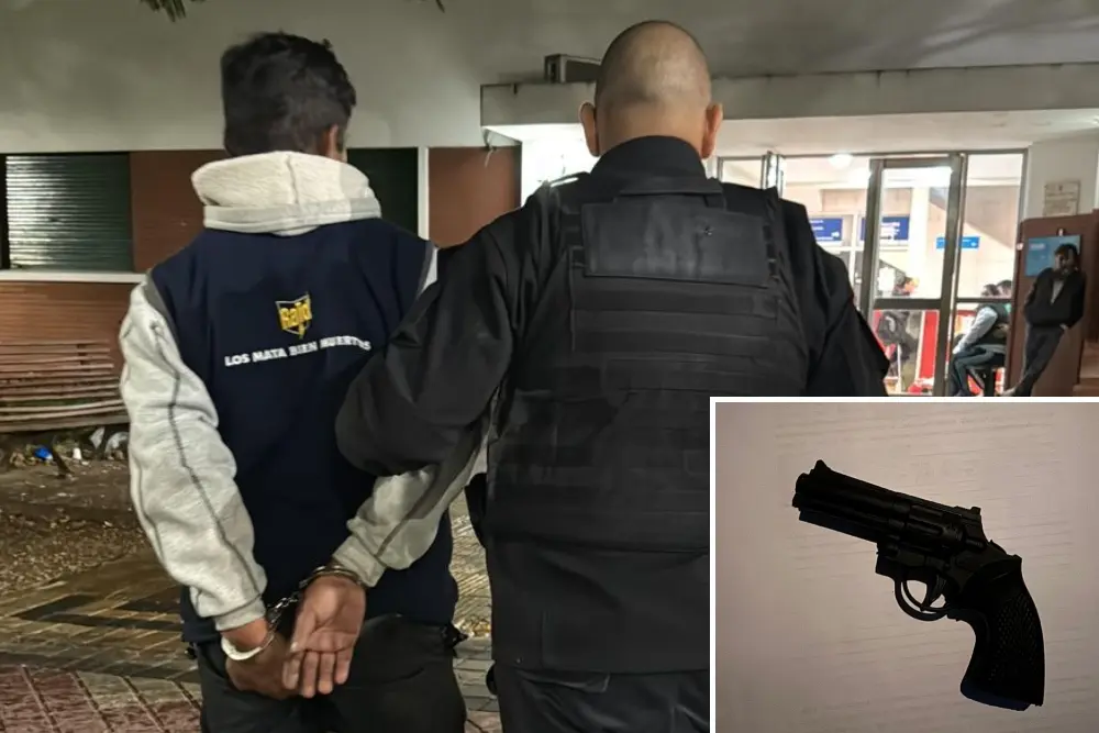 Detenido en zona noroeste.