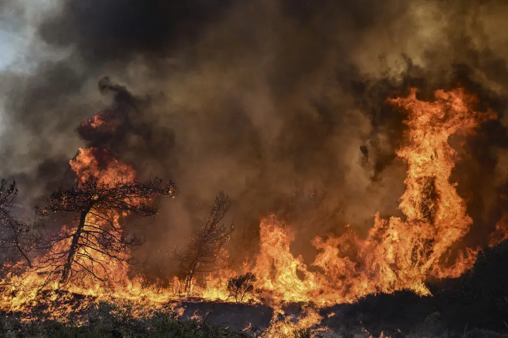 ¡IMPACTANTE! Se estrella AVIÓN durante labores de extinción de incendio en Grecia (+VIDEO)