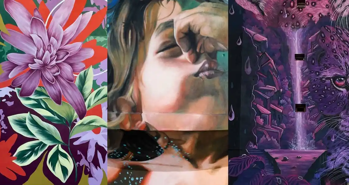 Pilar Tolosa y el chascomunense Julián Razquin compiten por el premio al mejor mural del mundo de 2023