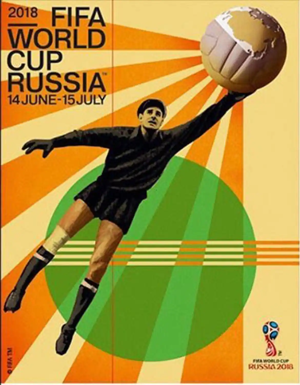 El afiche oficial del Mundial de Rusia 2018