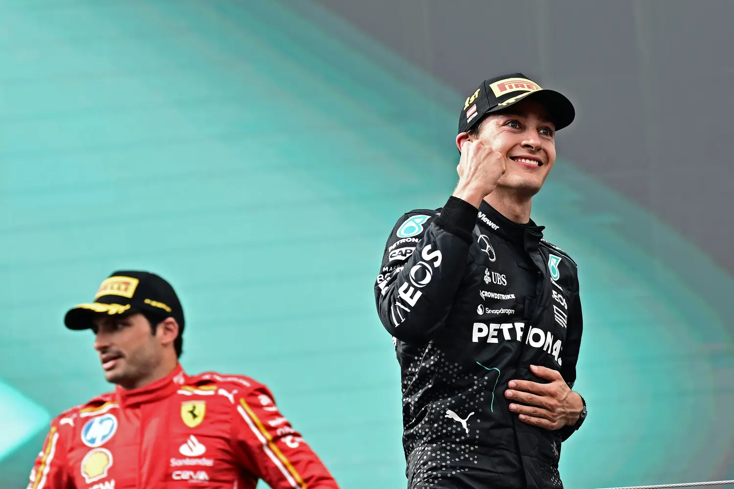 Aprieta el puño. Russell fue el 1 en el Gran Premio de Austria de la F1