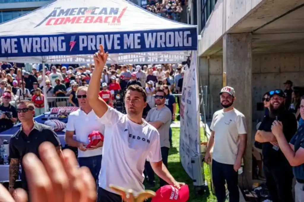 Charlie Kirk, influyente comentarista y activista conservador