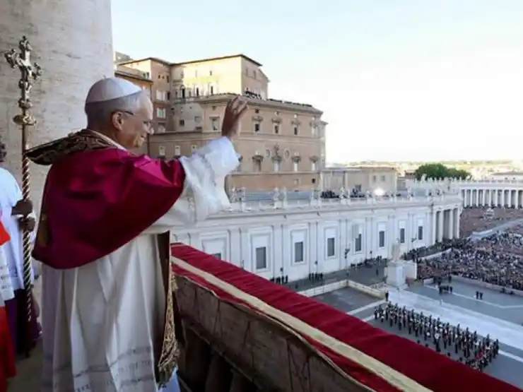 Prevost da su primera misa como Papa.