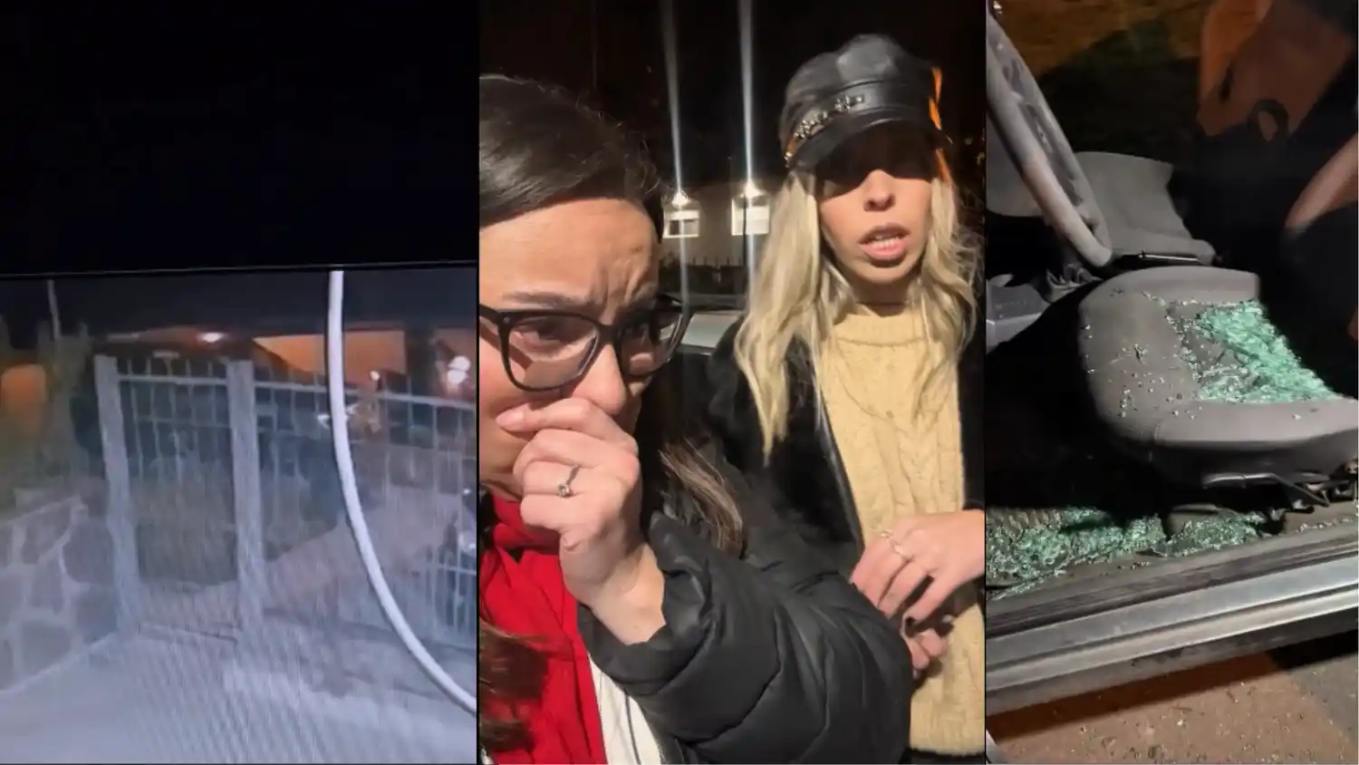 Dos influencers vivieron una noche de terror al ser abordadas por motochorros que les dispararon a quemarropa mientras estaban dentro de un auto. (Foto: Redes sociales)