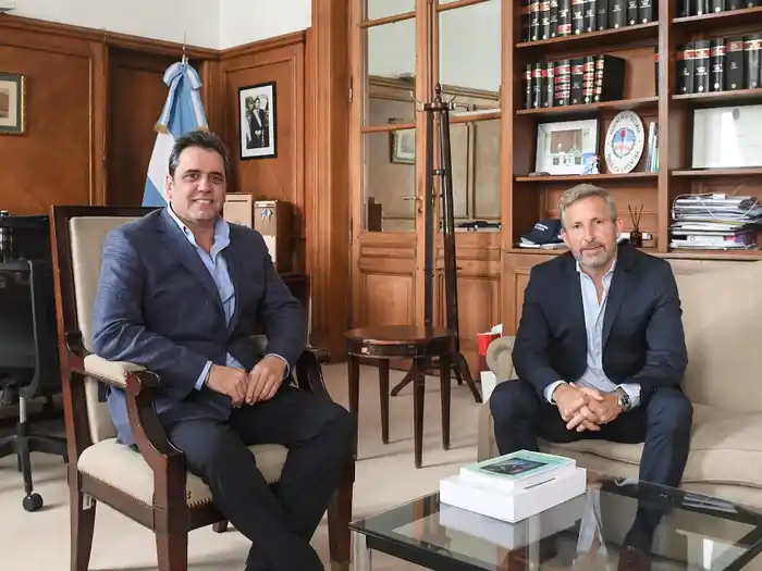 Frigerio se reunió con el ministro del Interior para fortalecer la cooperación entre Nación y provincia