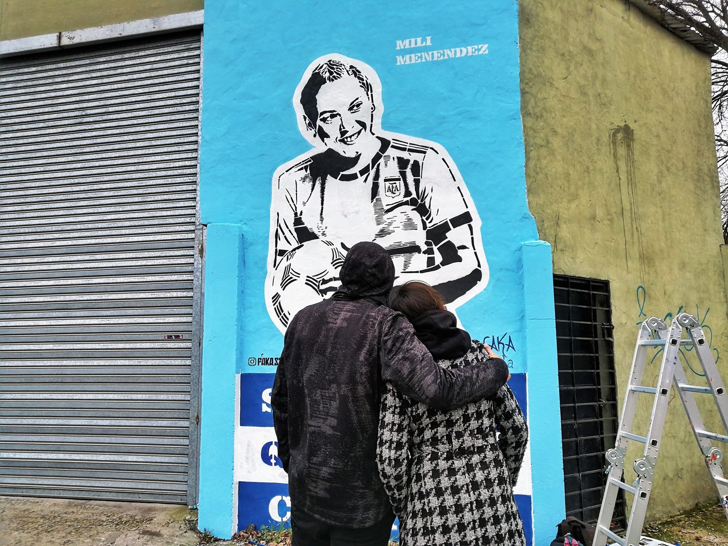 ¿Quiénes pintaron el mural de “Mili” Menéndez?