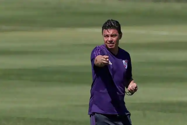 Gallardo probó tres sistemas tácticos para jugar el River-Boca del sábado
