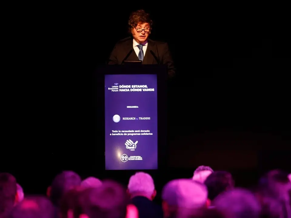 El presidente Javier Milei en el Latin American Forum