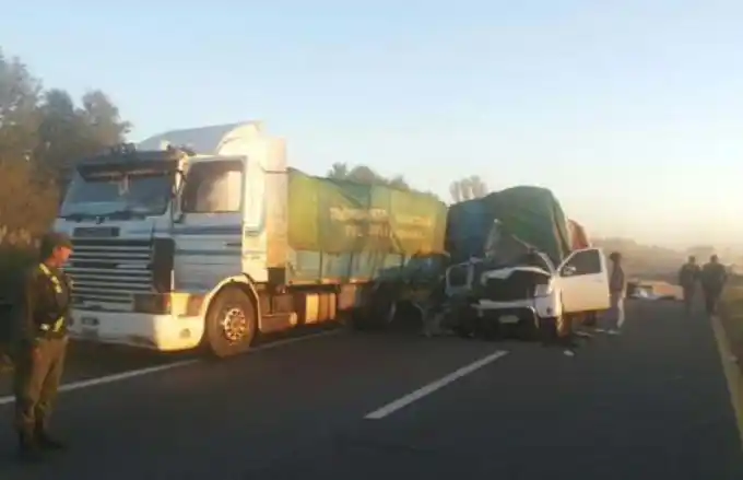 Esta mañana: Choque en cadena demoró el tránsito en el Complejo Zárate Brazo Largo