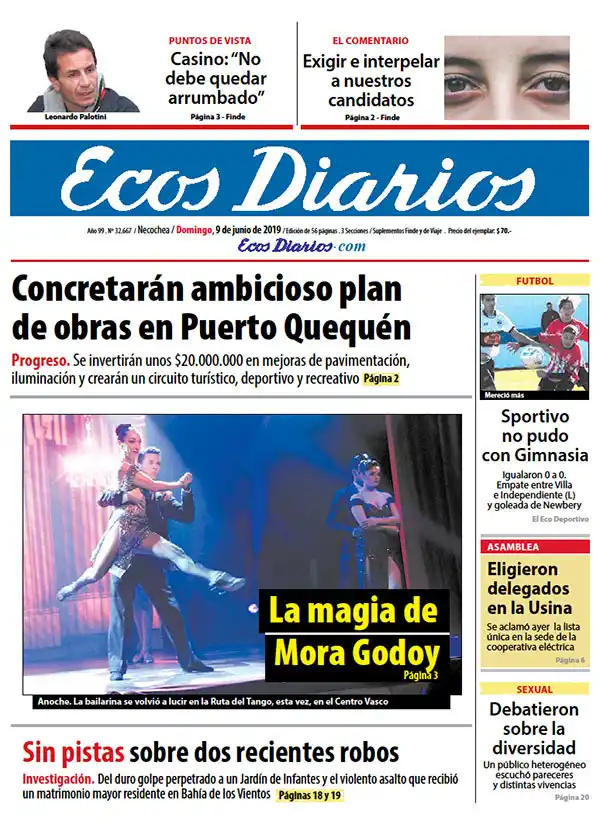 Tapa del 9 de junio de 2019