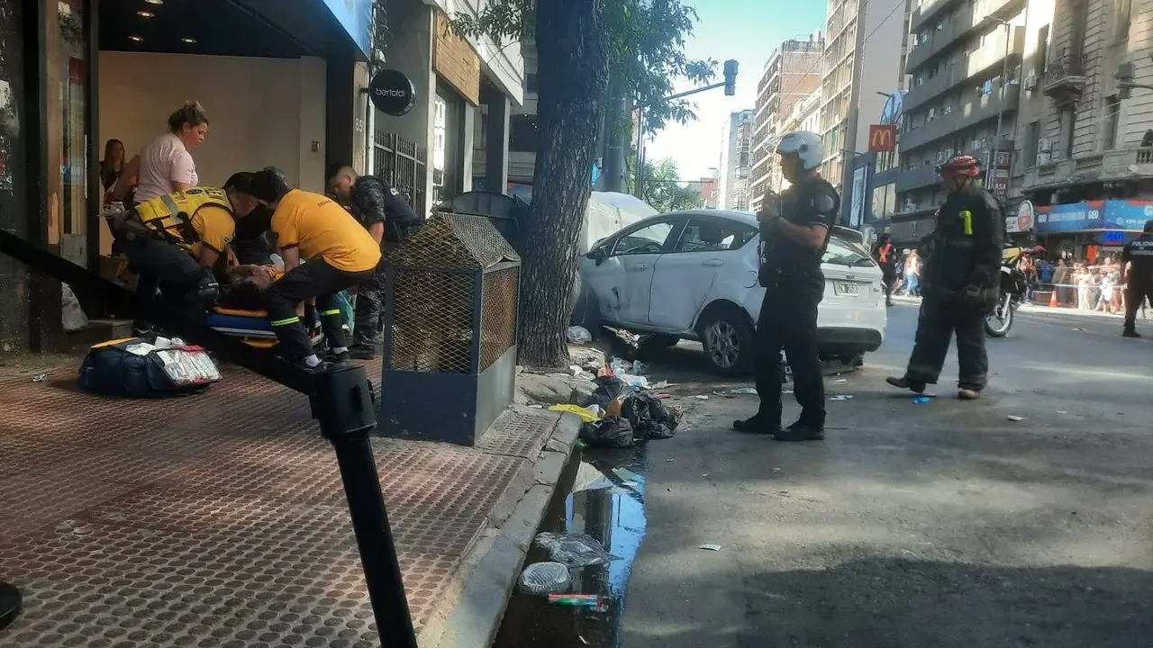 Fueron 7 los peatones arrollados.