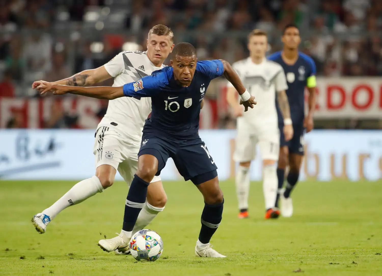 Empate sin goles entre alemanes y franceses