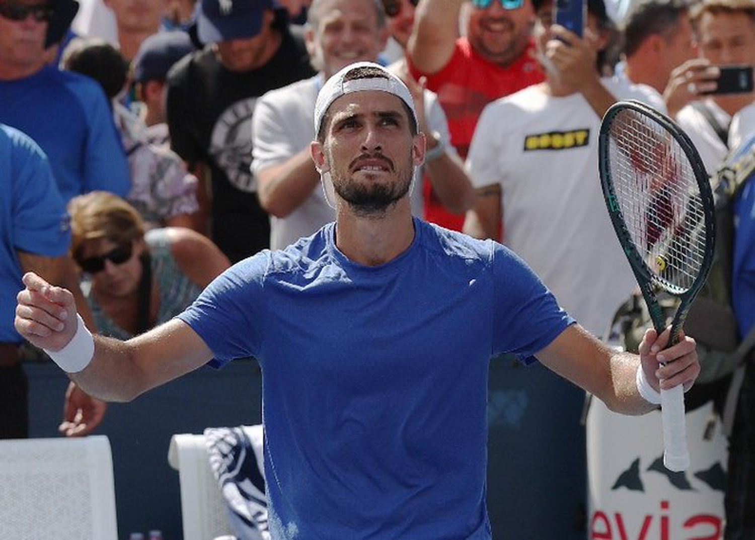 Cachín pasó a la segunda ronda con un triunfo sobre Basilashvili
