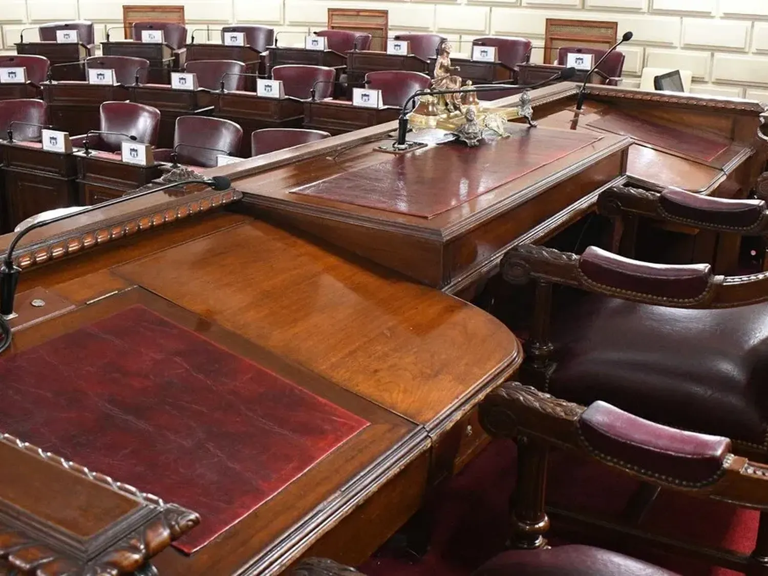 La Cámara de Diputados será adaptada para la realización de la Convención. Foto: Luis Cetraro.