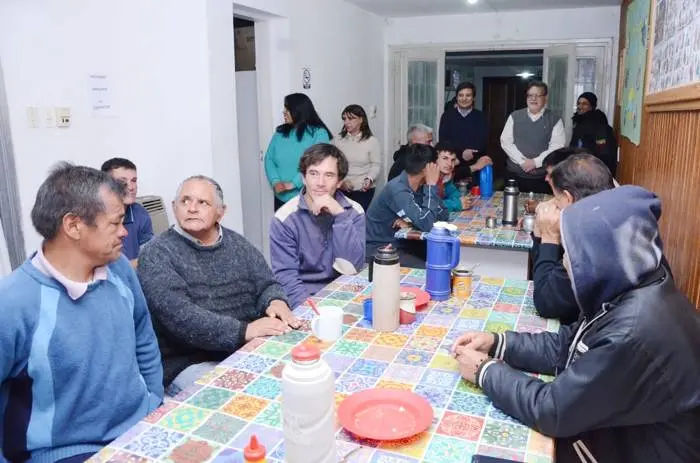 Un trabajo social y de contención para  las personas en situación de calle